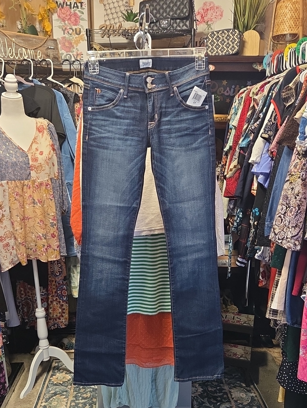 Hudson Jeans Women's Dark Blue Bootcut Jeans